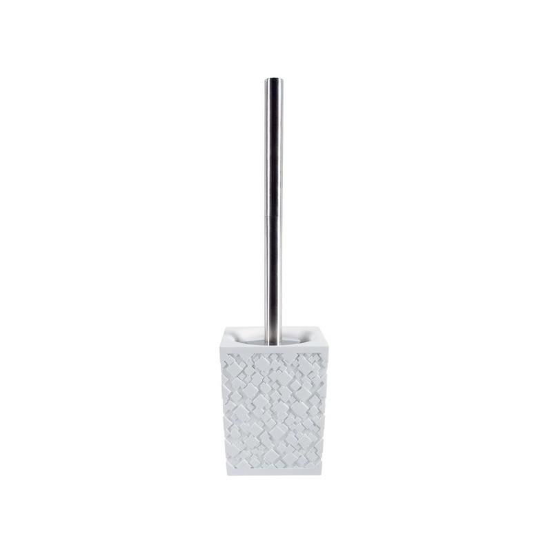 Spirella Escobillero con Soporte Poliresina AGDA Blanco Spirella