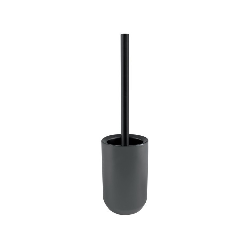 Spirella Escobillero con Soporte de Cerámica Jaro Gris y Negro Spirella