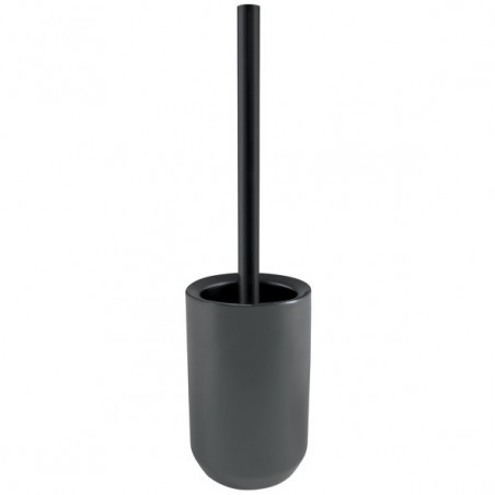 Spirella Escobillero con Soporte de Cerámica Jaro Gris y Negro Spirella