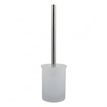 Brosse Wc avec support Verre YOKO Misty Blanc Spirella Spirella