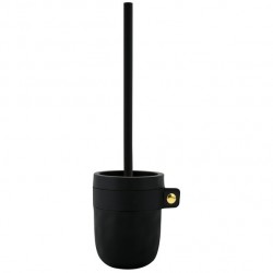 Spirella Toilet Brush with Holder Polyresin LIO Black Spirella