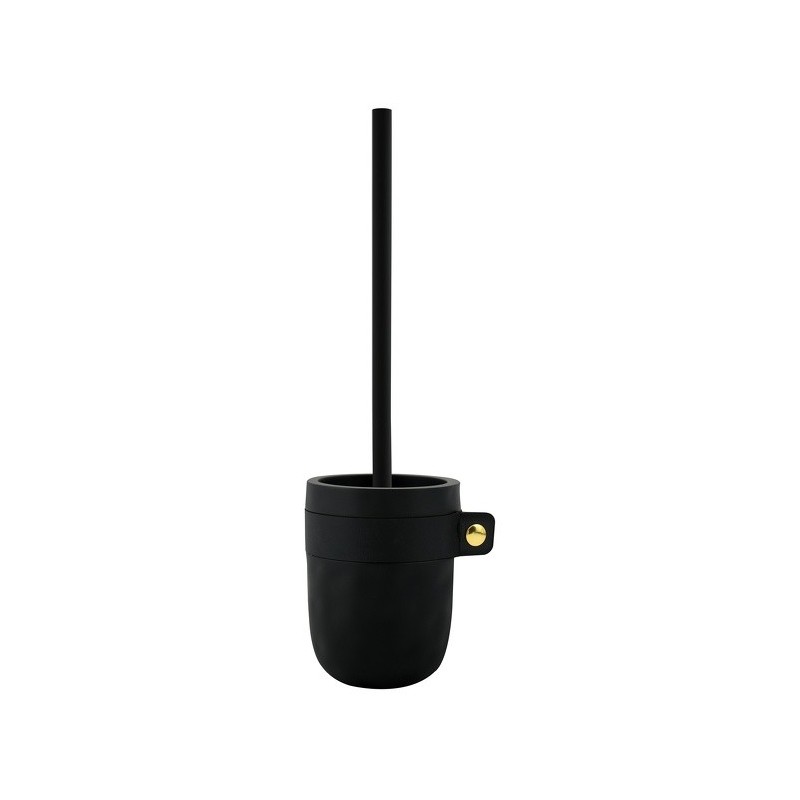 Spirella Toilet Brush with Holder Polyresin LIO Black Spirella