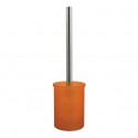 Spirella Toilettenbürste mit Glashalter YOKO Misty Orange Spirella