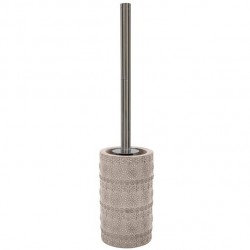 Spirella Toilet Brush with Holder Porcelain RELIEF Beige Spirella