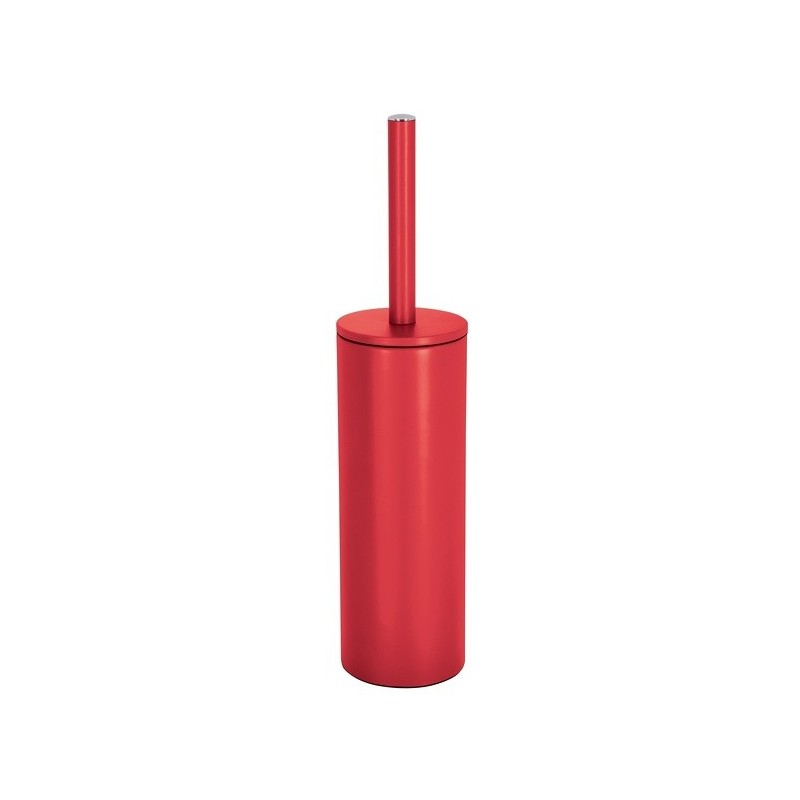 Spirella Escobillero con Soporte de Acero AKIRA Rojo Mate Spirella