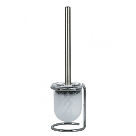 Spirella Toilet Brush with Holder Glass LEVEL White Spirella