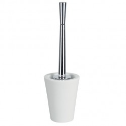 Brosse Wc avec support Porcelaine MAX LIGHT Blanc Spirella Spirella