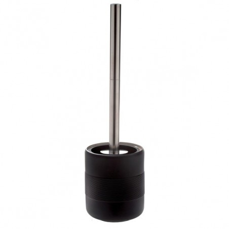 brosse Wc avec support Porcelaine KYOTO Noir Spirella Spirella