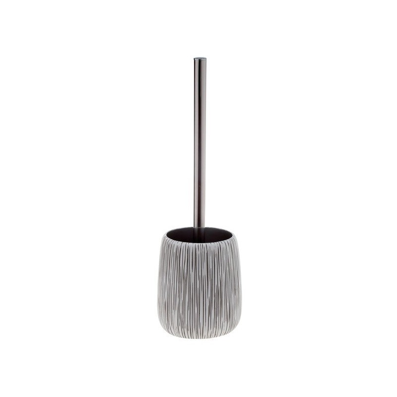 Spirella Scopino con supporto Polyresine HOLLIS White & Taupe Spirella