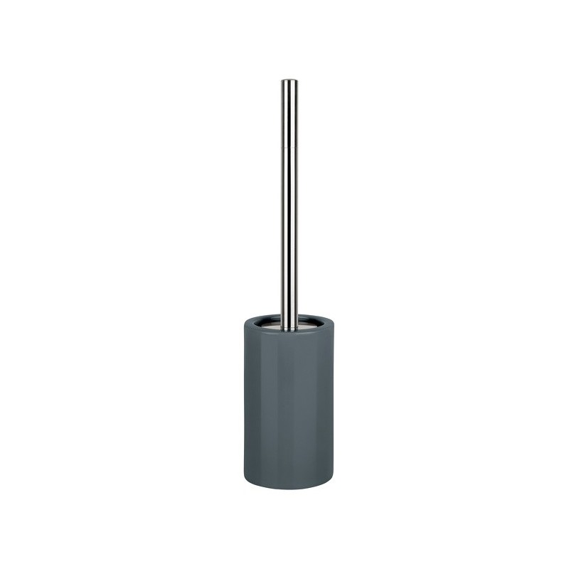 Spirella Escobillero con Soporte Cerámica TUBE Gris Oscuro Spirella