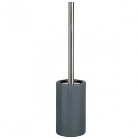 Spirella Escobillero con Soporte Cerámica TUBE Gris Oscuro Spirella
