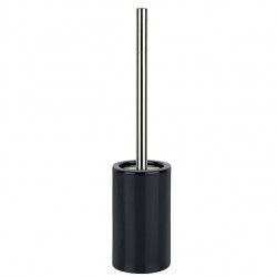 Spirella Escobillero con Soporte Cerámica TUBE Negro Spirella