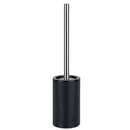Spirella Escobillero con Soporte Cerámica TUBE Negro Spirella