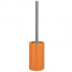 Spirella Escobillero con Soporte Cerámica TUBO Naranja Spirella