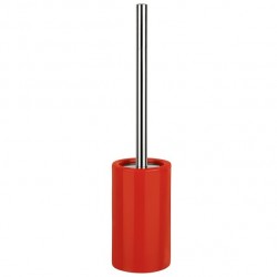 Spirella Escobillero con Soporte Cerámica TUBE Rojo Spirella