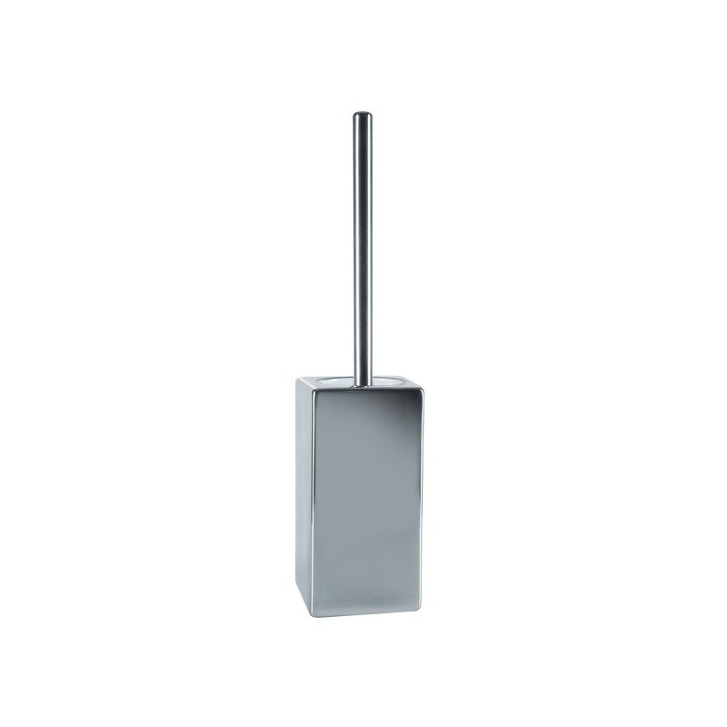 Spirella Scopino con Porta scopino Porcellana QUADRO Cromato Spirella