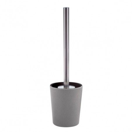 Spirella Escobillero con Soporte Fibras Bambú TAKEO Gris Spirella