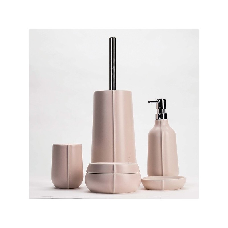 Elements by Spirella Ceramic Toilet Brush SENSE Matte Blush Spirella