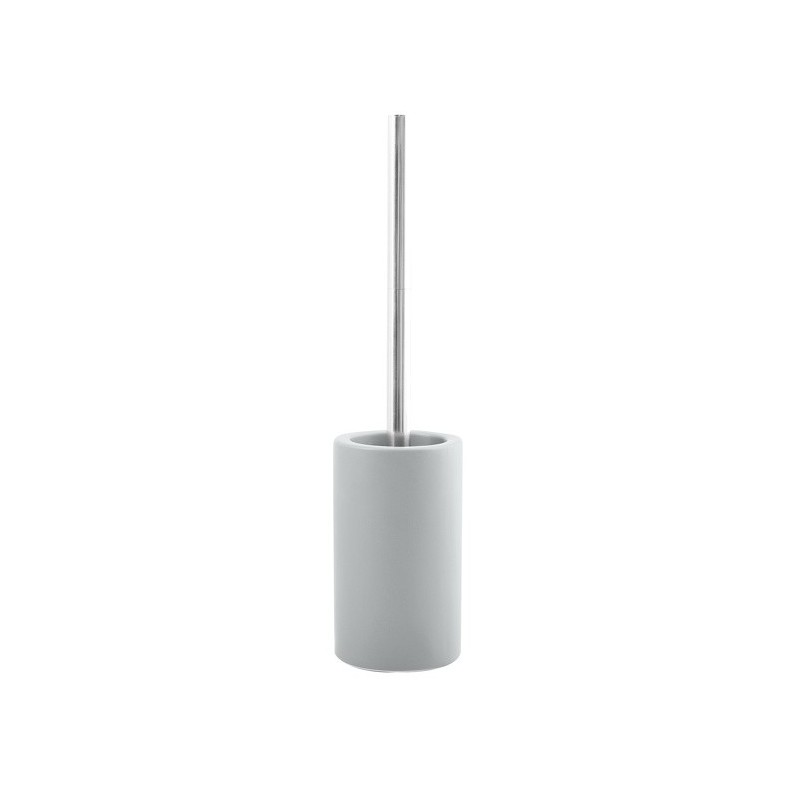 Spirella Escobillero con Soporte Cerámica TUBO Gris Claro Spirella