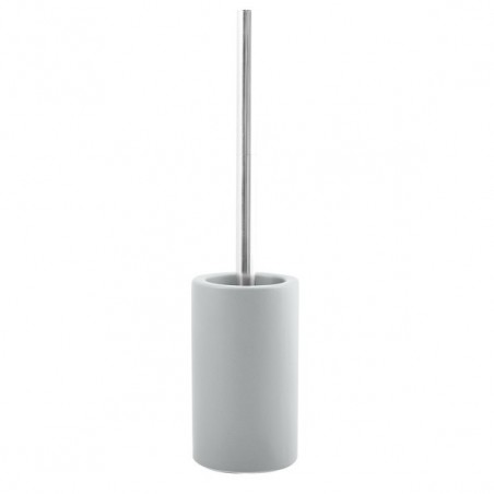 Spirella Escobillero con Soporte Cerámica TUBO Gris Claro Spirella