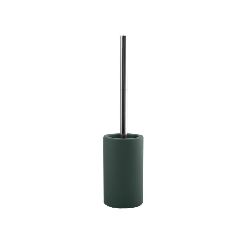 Spirale Scopino con Supporto TUBO Ceramica Verde Scuro Spirella