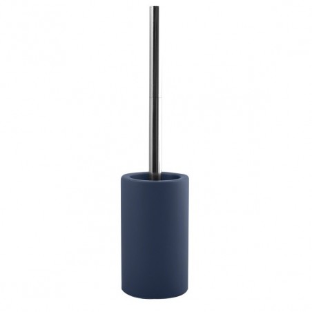 Brosse Wc avec support Céramique TUBE-matT Bleu mat Spirella Spirella