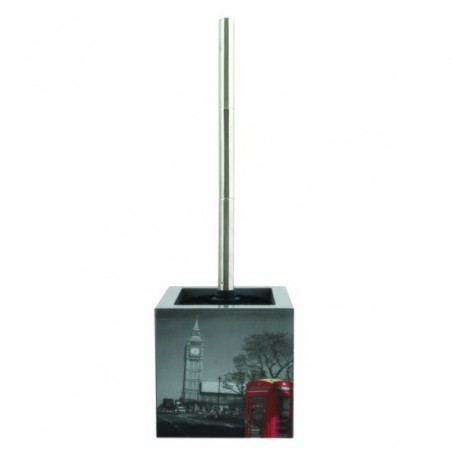 MSV Scopino con supporto in MDF e acciaio inossidabile London Grey MSV