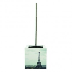 MSV Scopino con supporto per la Torre Eiffel in MDF e acciaio inossidabile MSV