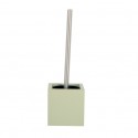 Brosse Wc avec support MDF & Inox Vert Amande MSV MSV