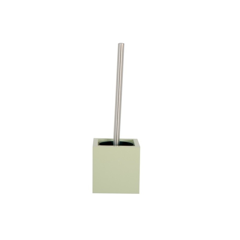 MSV Toilettenbürste mit MDF- und Edelstahlhalter Mandelgrün MSV