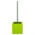 Brosse Wc avec support MDF Inox Vert Pistache MSV MSV