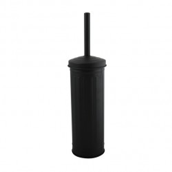 MSV Toilet brush with support Steel HABANA Black