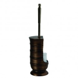 Brosse Wc avec support Polyresine DAKAR Noir MSV MSV