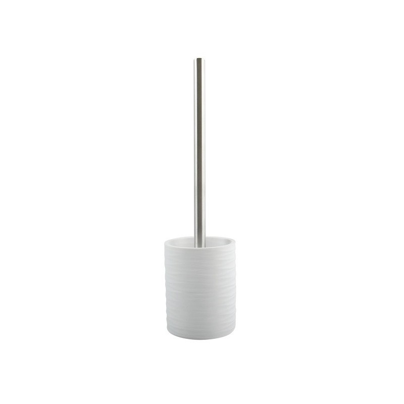 spirella Brosse Wc avec support Polyresine HOUSTON Blanc MSV
