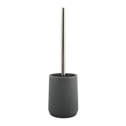 MSV Toilet Brush with Holder Polyresin NORDEN Dark Gray MSV