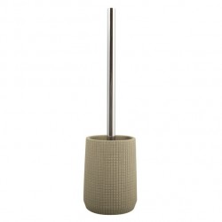 MSV Toilet Brush with Holder Polyresin NORDEN Taupe MSV