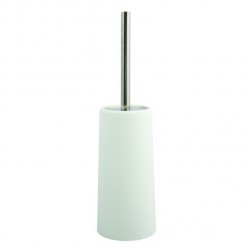 MSV Escobillero con soporte de PP y acero inoxidable Blanco MSV