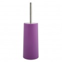 Brosse Wc avec support PP & Inox Violet MSV MSV