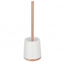 Brosse Wc avec support PS et PP cuivré LENA Blanc MSV MSV
