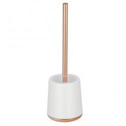 MSV Toilet brush with support PS and PP copper LENA White