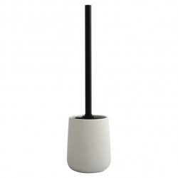 MSV Escobillero con soporte Cerámica MAONIE Blanco Mate MSV