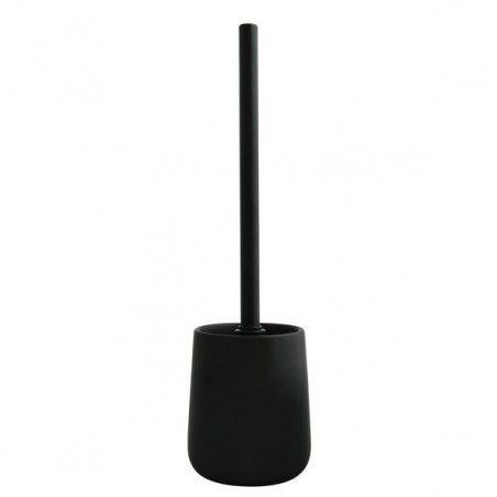 MSV Escobillero con Soporte de Cerámica MAONIE Negro Mate MSV