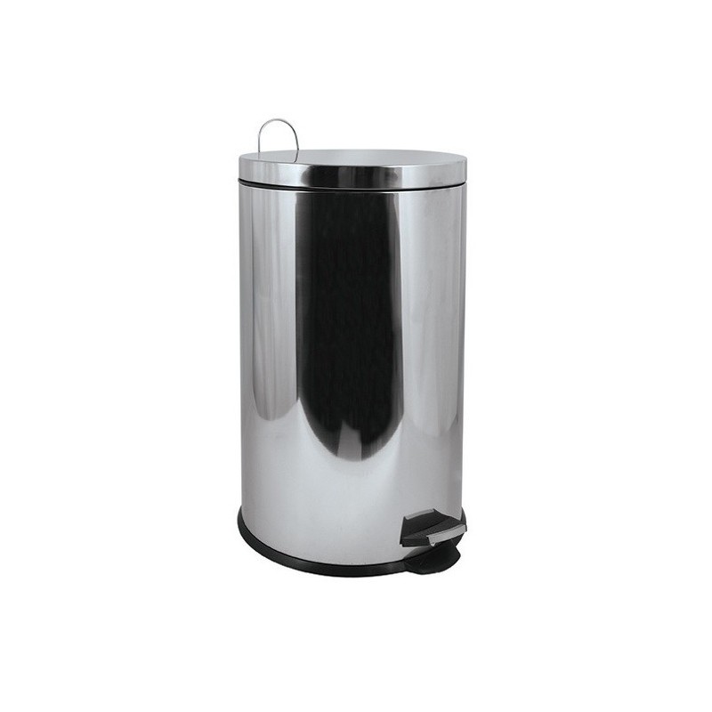 MSV Cubo de pedal Acero Inoxidable 4L Efecto Espejo MSV