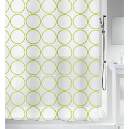 Spirella Duschvorhang PEVA ANDO 180x200cm Kiwi Green Spirella