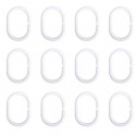 MSV Tenda doccia PVC 180x200cm Marrone - Anelli inclusi MSV
