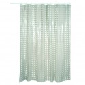 PVC MSV Cortina de ducha 180x200 cm Topo - Anillas incluidas MSV