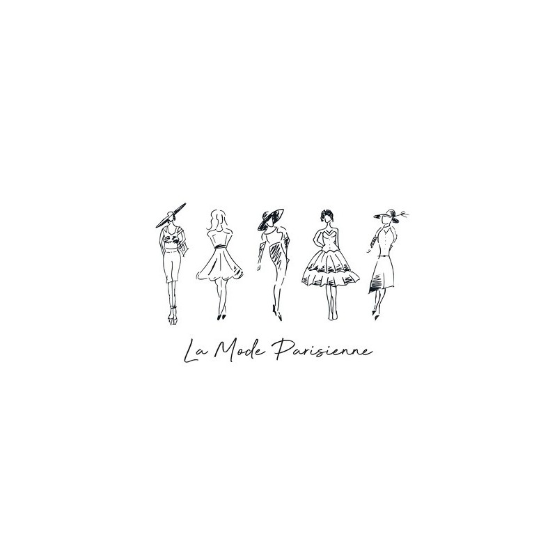 MSV Tenda doccia Francese Poliestere 180x200cm DEMOISELLES Bianco e Nero MSV