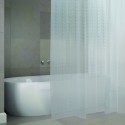 MSV Shower curtain EVA KERRY 180x200cm PREMIUM QUALITY Transparent - Rings included MSV