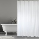 MSV Tenda doccia Poliestere 180x200cm Bianco - Anelli inclusi MSV