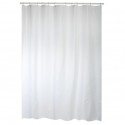 MSV Tenda doccia Poliestere 180x200cm Bianco - Anelli inclusi MSV